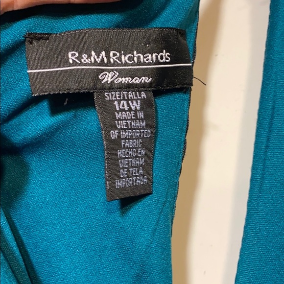 Teal iridescent Gown Classic - Picture 6 of 6